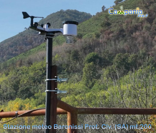 Foto della stazione meteo Baronissi prot.civ. (SA)